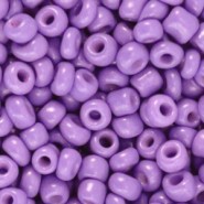 Glas rocailles kralen 6/0 (4mm) Deep lavender purple